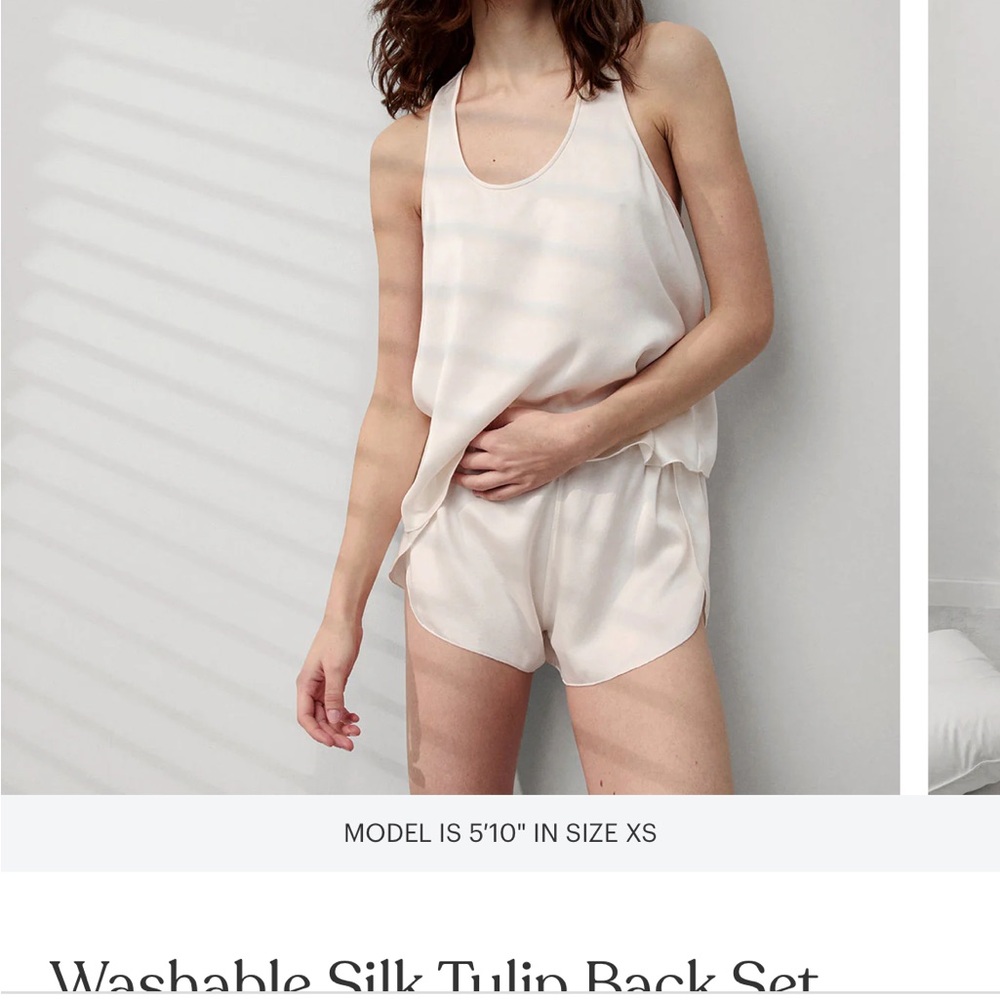 Women's Cream Sleepwear Set